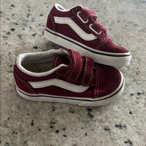 Vans Kids Shoes - Red and White